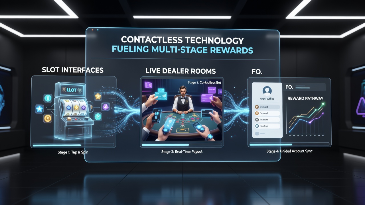 Mobile contactless transaction enabling layered rewards in a football prediction market interface