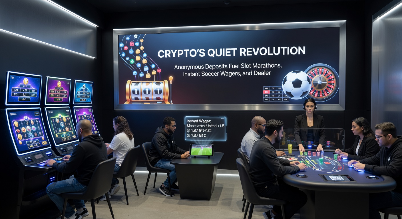 Live soccer betting screen with crypto deposit confirmation overlay, showing real-time odds updates and instant wager placements