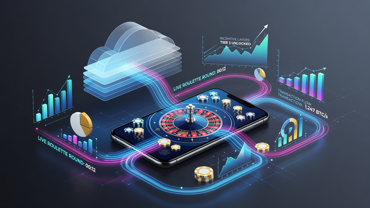Close-up of mobile app displaying layered bonus tiers for roulette and live football wagers with transaction confirmation