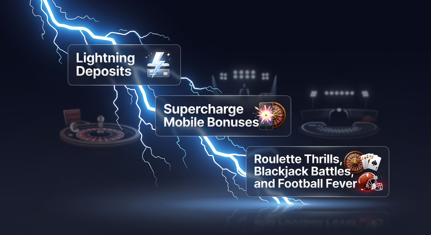 Mobile phone displaying vibrant roulette wheel with instant deposit notification and bonus offer overlay, capturing the speed of modern gambling action