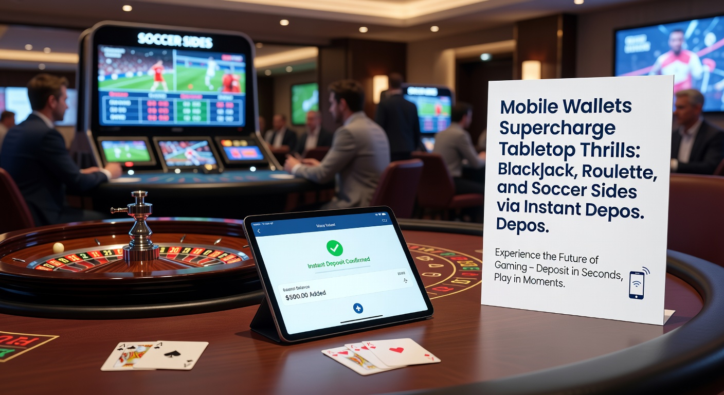 Close-up of a roulette wheel on a mobile screen next to a mobile wallet deposit notification, emphasizing speed and excitement