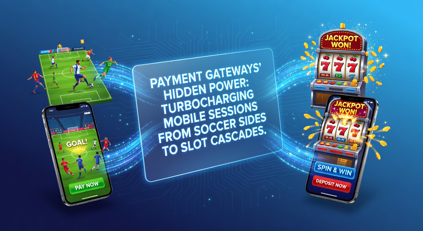 Mobile phone displaying a payment gateway interface during a soccer bet and slot game session, highlighting seamless transaction flow