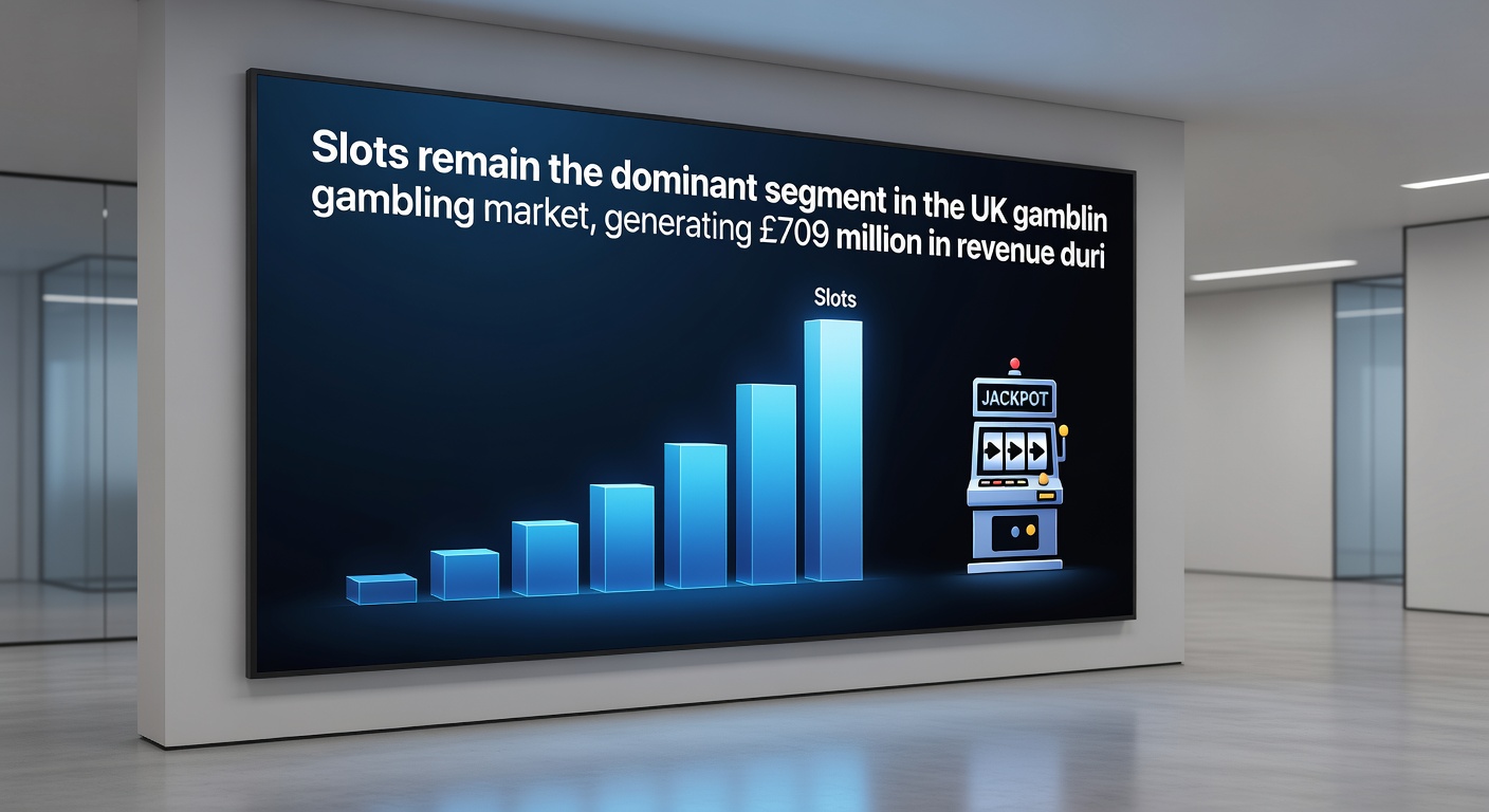 Graph showing upward-trending lines for slot revenue, spins, and active players in the UK market, highlighting Q4 2024 growth against previous periods