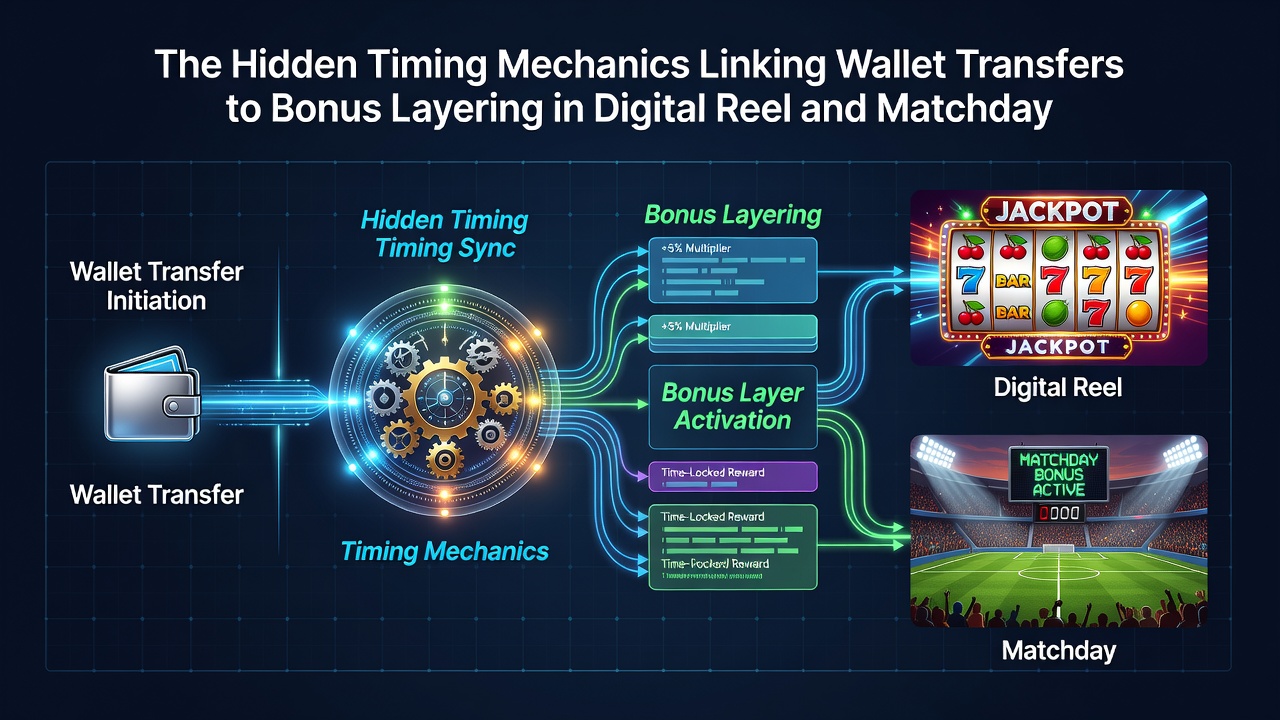 Flowchart depicting timing intervals between wallet deposits and layered bonus triggers during football match wagering sessions